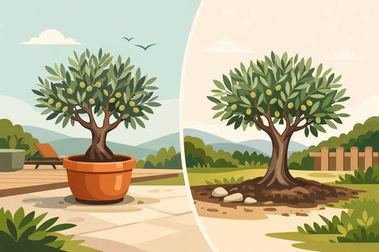 Olivier pot versus terre : quel choix au jardin ?