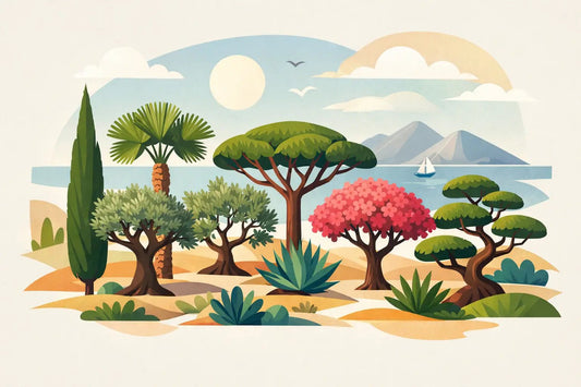 8 meilleurs arbres méditerranéens graphiques - Royal Palm Aix