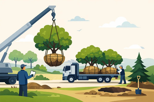 Guide livraison arbres grand format - Royal Palm Aix