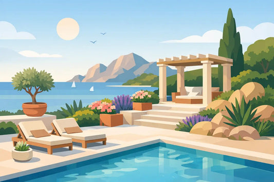 Réussir un jardin méditerranéen premium - Royal Palm Aix