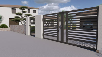 Projection 3D jardin