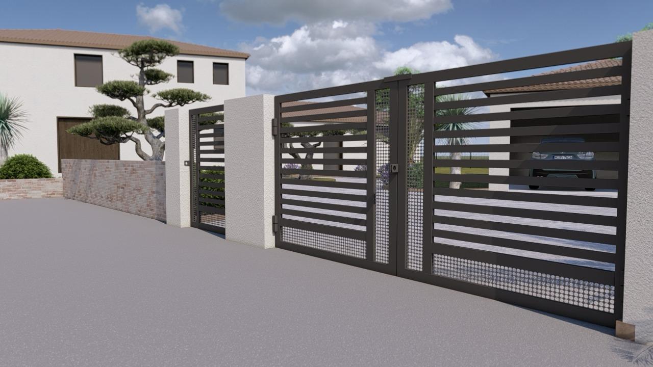 Projection 3D jardin